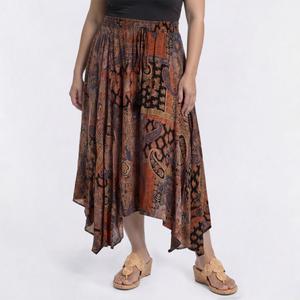 Juniors Plus Angie Handkerchief Hem  Skirt